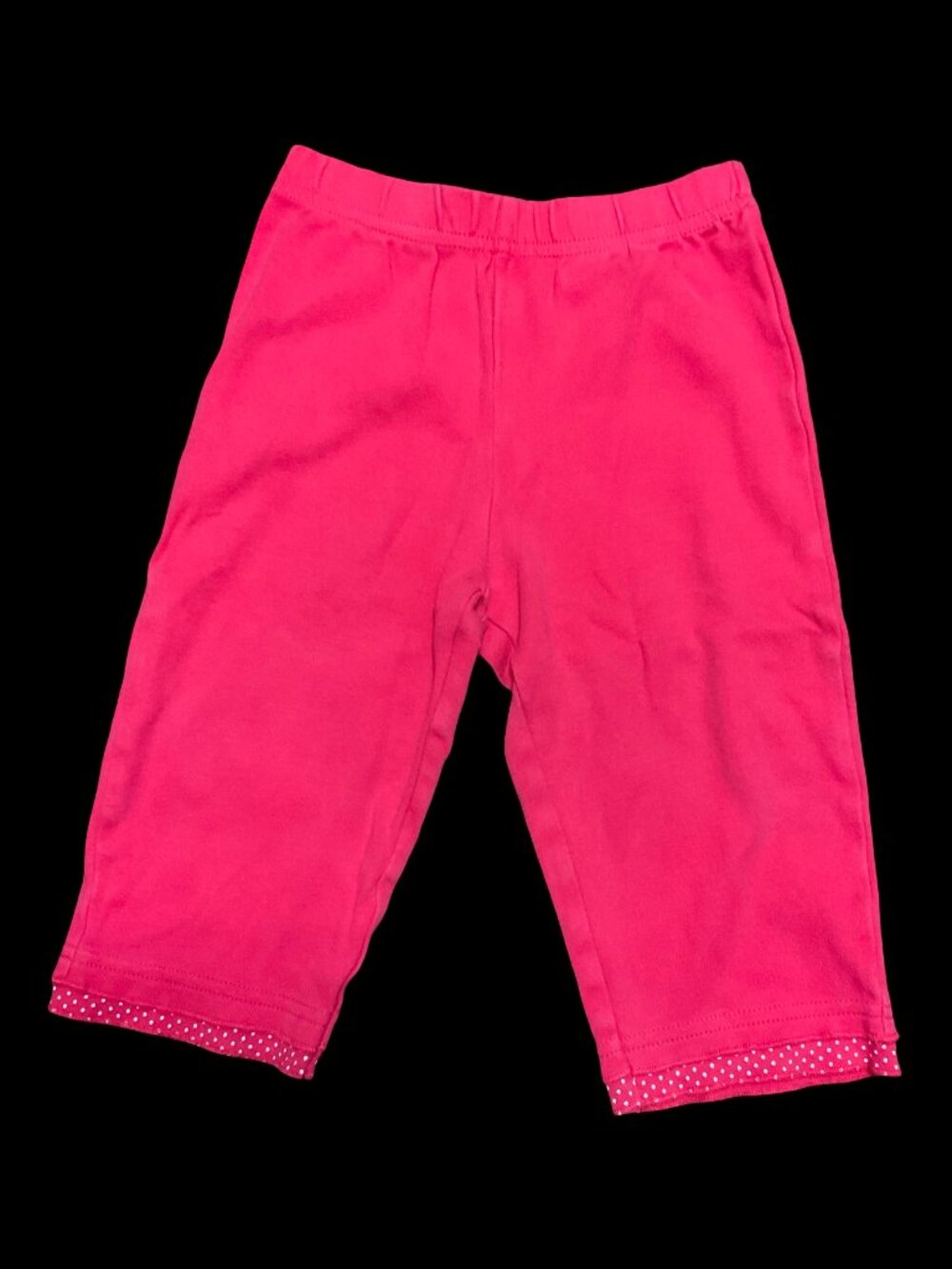 🌻10/$25 - Pink Pants w/ Polka Dot Hem